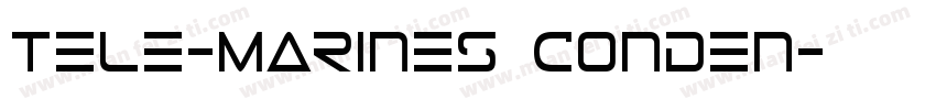 Tele-Marines Conden字体转换